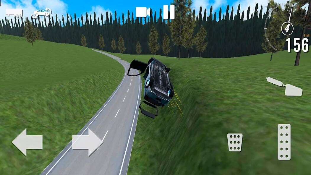 Взломанная Car Crash Simulator: Accident на Андроид - Взлом на деньги