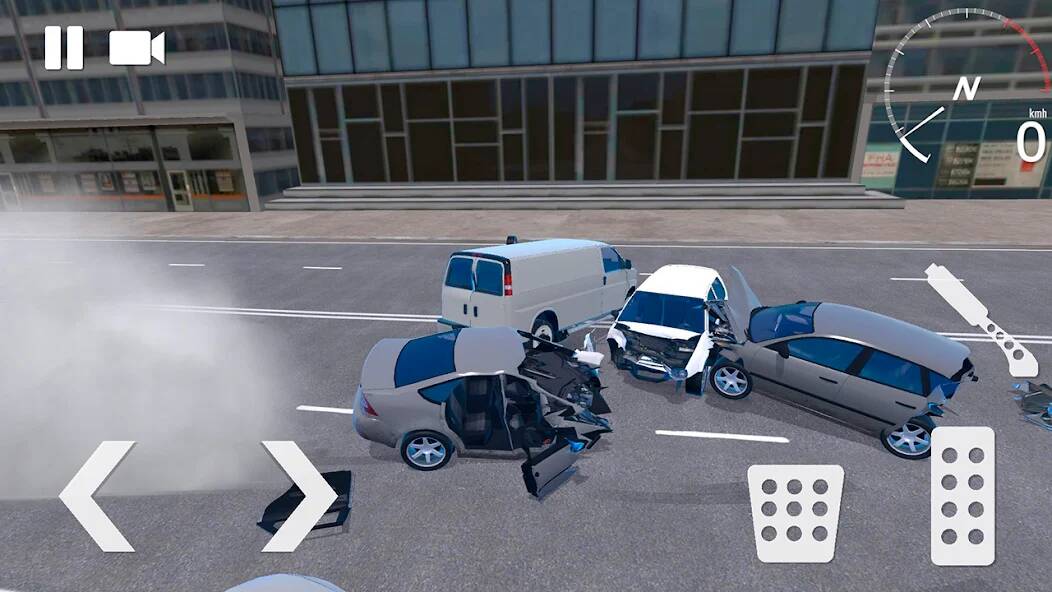 Взломанная Traffic Crashes Car Crash на Андроид - Взлом на деньги