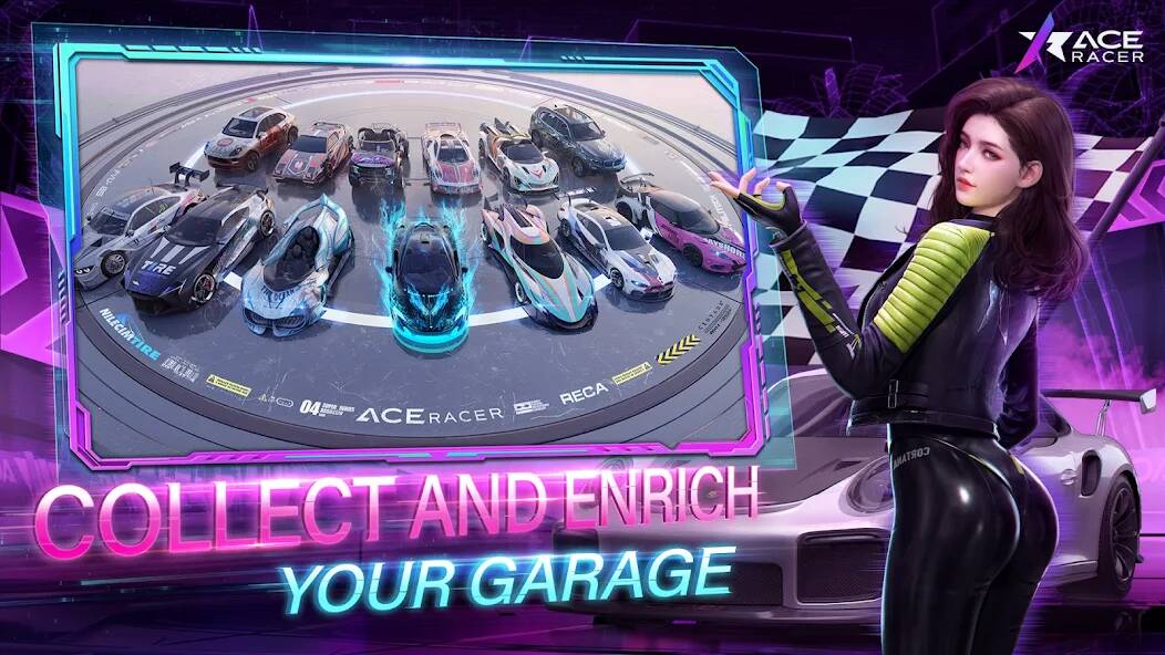 Взломанная Ace Racer на Андроид - Взлом на деньги