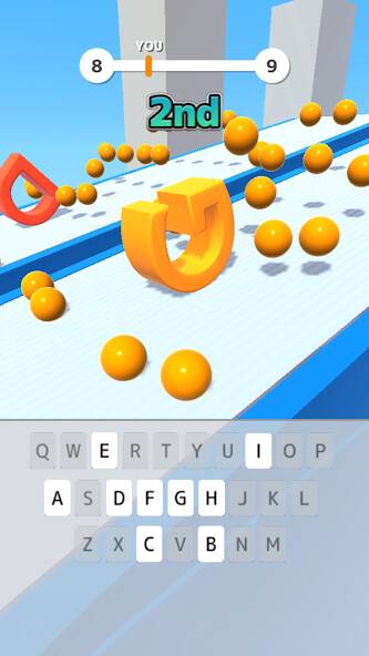 Взломанная Type Spin: alphabet run game на Андроид - Взлом на деньги