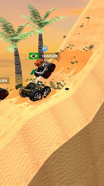 Взломанная Rock Crawling: Racing Games 3D на Андроид - Взлом на деньги