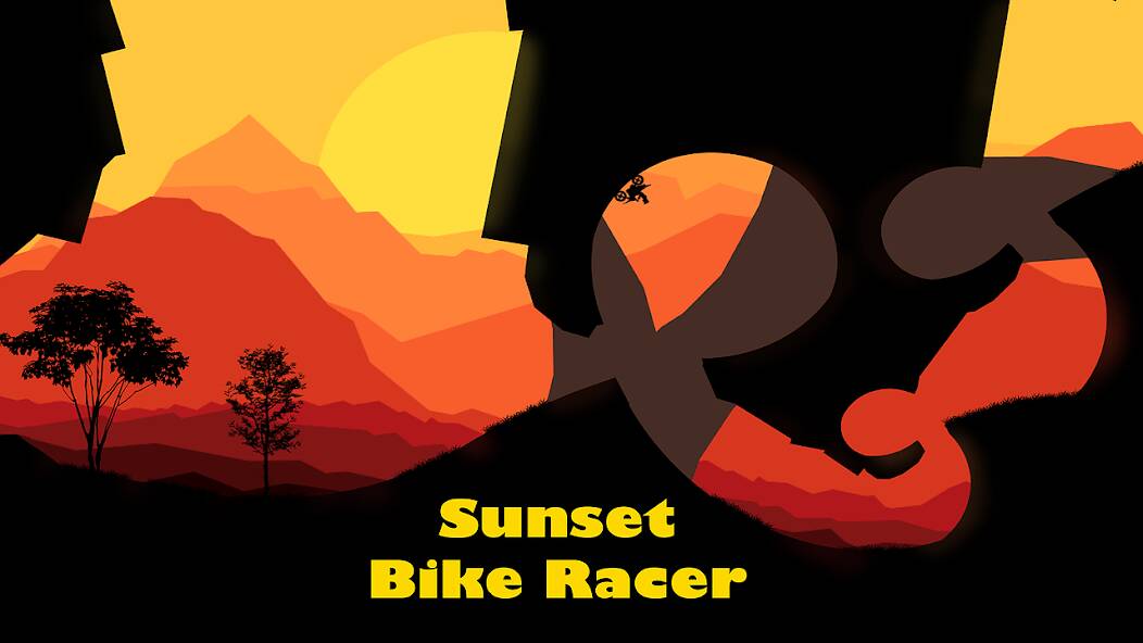 Взломанная Sunset Bike Racer - Motocross на Андроид - Взлом на деньги