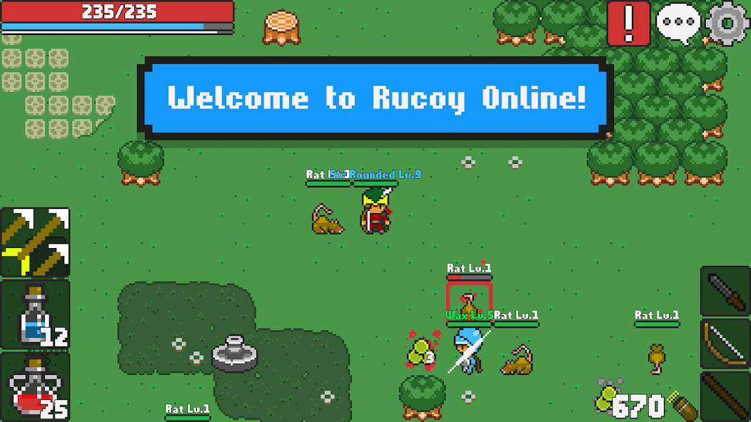 Взломанная Rucoy Online - MMORPG MMO RPG на Андроид - Взлом все открыто