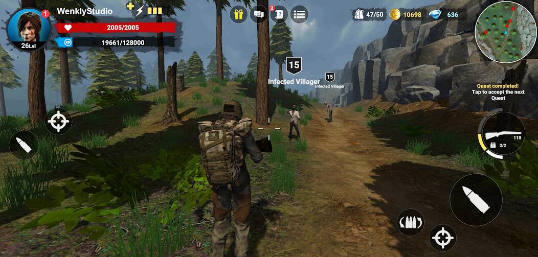 Взломанная HF3: RPG Online Zombie Shooter на Андроид - Взлом на деньги