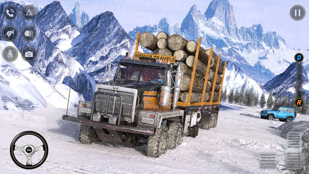Взломанная Mud Truck Snow Driving Game 3d на Андроид - Взлом все открыто