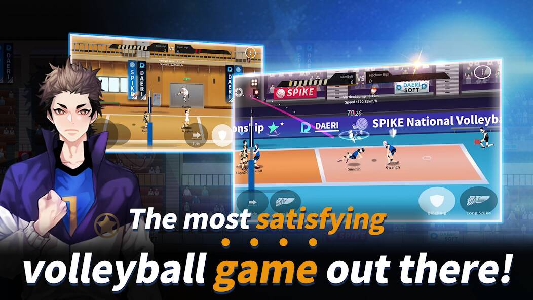 Взломанная The Spike - Volleyball Story на Андроид - Взлом на деньги