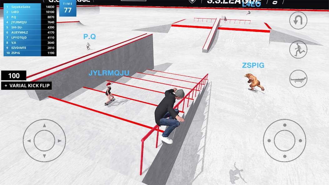 Взломанная Skate Space на Андроид - Взлом на деньги