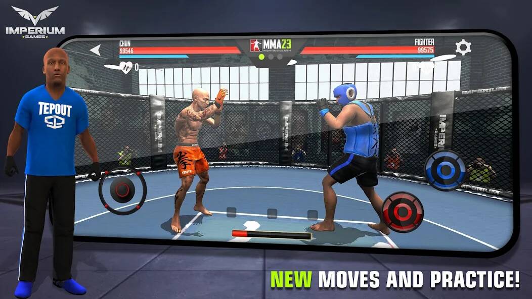 Взломанная MMA - Fighting Clash 23 на Андроид - Взлом все открыто