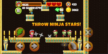 Взломанная Ninja Kid vs Zombies на Андроид - Взлом все открыто