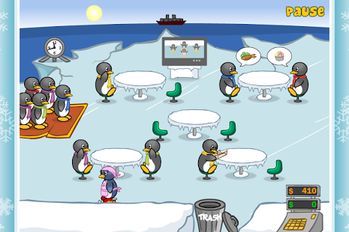Взломанная Penguin Diner на Андроид - Взлом все открыто