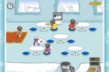 Взломанная Penguin Diner на Андроид - Взлом все открыто