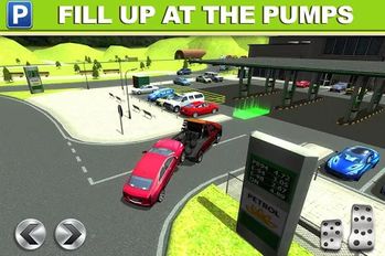 Взломанная Gas Station Car Parking Game на Андроид - Взлом все открыто