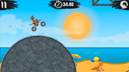 Взломанная Moto X3M Bike Race Game на Андроид - Взлом много денег