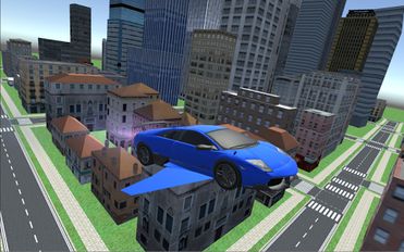 Взломанная Flying Extreme Car 3D на Андроид - Взлом на деньги