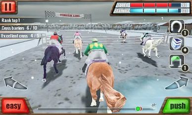 Взломанная Скачки 3D - Horse Racing на Андроид - Взлом на деньги