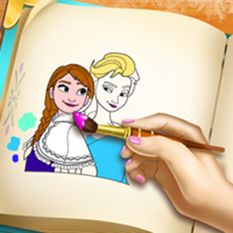 Взломанная Ice Kingdom Coloring Book на Андроид - Взлом много денег
