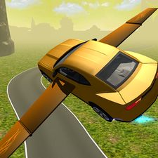 Взломанная Flying Muscle Car Simulator 3D на Андроид - Взлом много денег