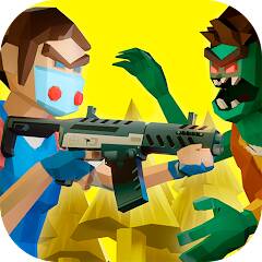 Взломанная Two Guys & Zombies 3D: По сети на Андроид - Взлом на деньги