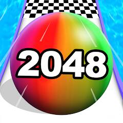 игра шарик: Ball Run 2048
