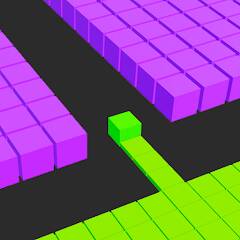 Взломанная Color Fill 3D: Кубики на Андроид - Взлом много денег