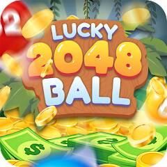 Взломанная Lucky 2048 Ball на Андроид - Взлом много денег