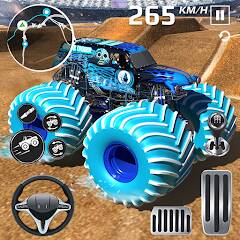 Взломанная Car Games: Monster Truck Stunt на Андроид - Взлом все открыто
