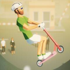 Взломанная Freestyle Scooter Game Flip 3D на Андроид - Взлом все открыто