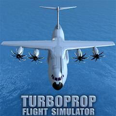 Взломанная Turboprop Flight Simulator на Андроид - Взлом на деньги