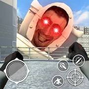 Взломанная Toilet Shooter FPS: Mafia City на Андроид - Взлом на деньги