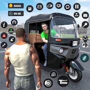 Взломанная Modern Rickshaw Driving Games на Андроид - Взлом все открыто