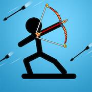 Взломанная Stickman Archer: война с луком на Андроид - Взлом все открыто