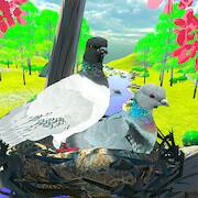 Взломанная Flying Bird pigeon Games на Андроид - Взлом много денег