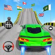 Взломанная Ramp Car Stunts: GT Car Games на Андроид - Взлом много денег