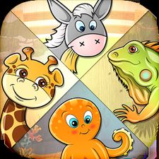 Дети головоломка - 82 животных