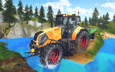  Tractor Driver Cargo 3D   -   