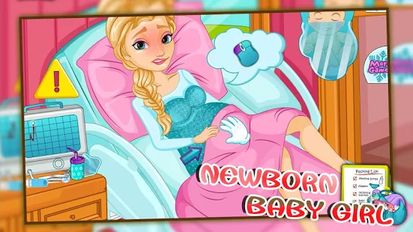  Newborn baby girl   -   