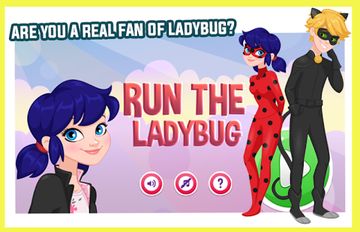  Running Ladybug The Hero Chibi   -   