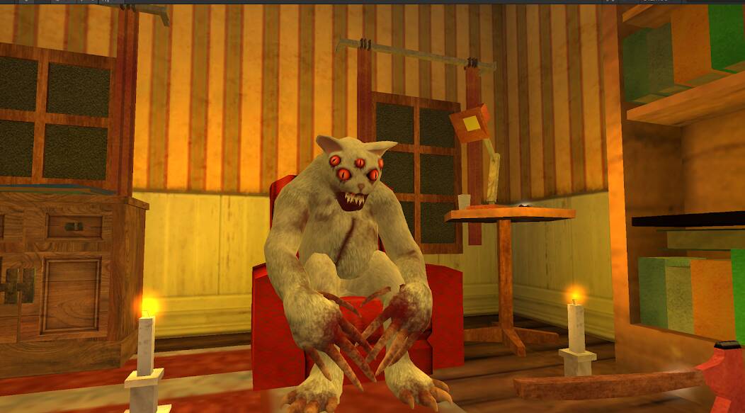  Cat Fred Evil Pet. Horror game   -   