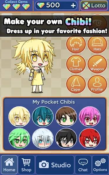  Pocket Chibi - Anime Dress Up   -   
