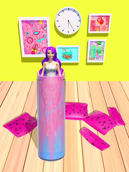  Color Reveal Suprise Doll Game   -   