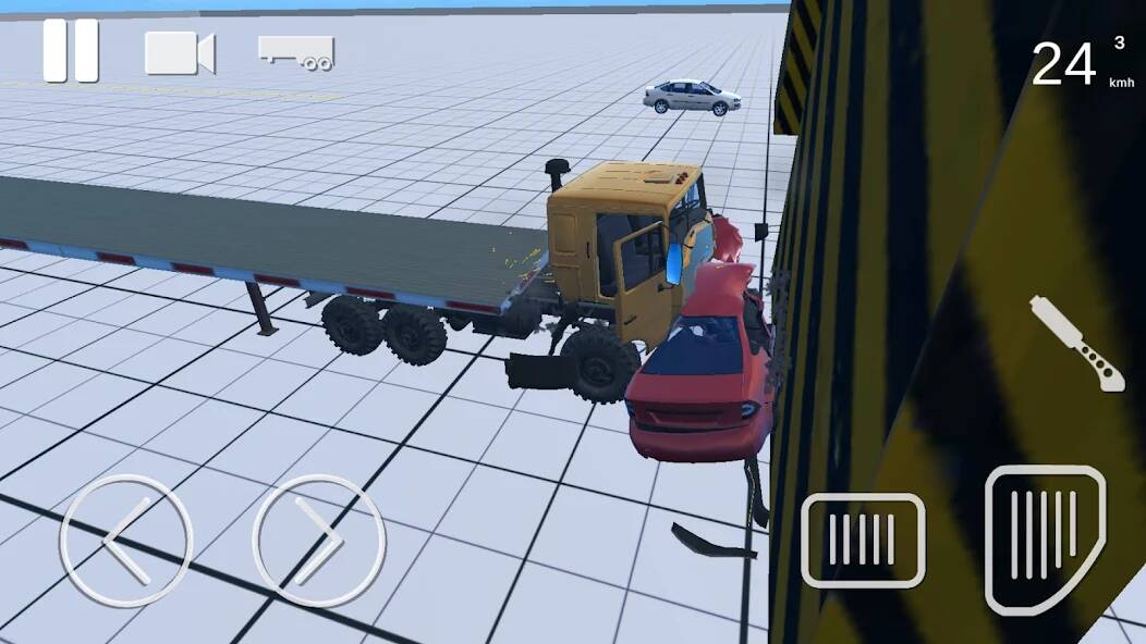  Truck Crash Simulator Accident   -   