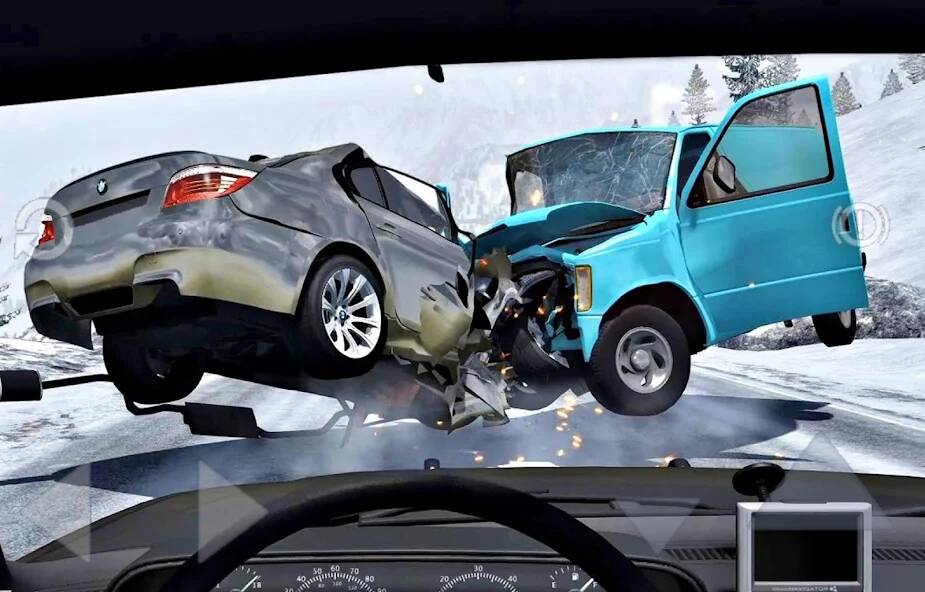  Car Crash Damage Engine Wreck    -   