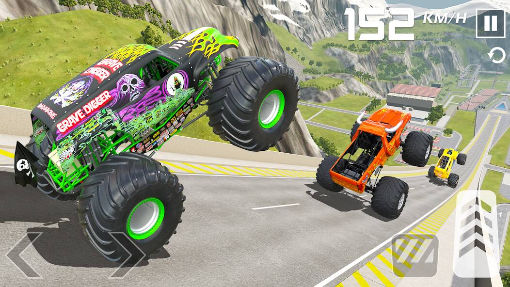  Car Games: Monster Truck Stunt   -   