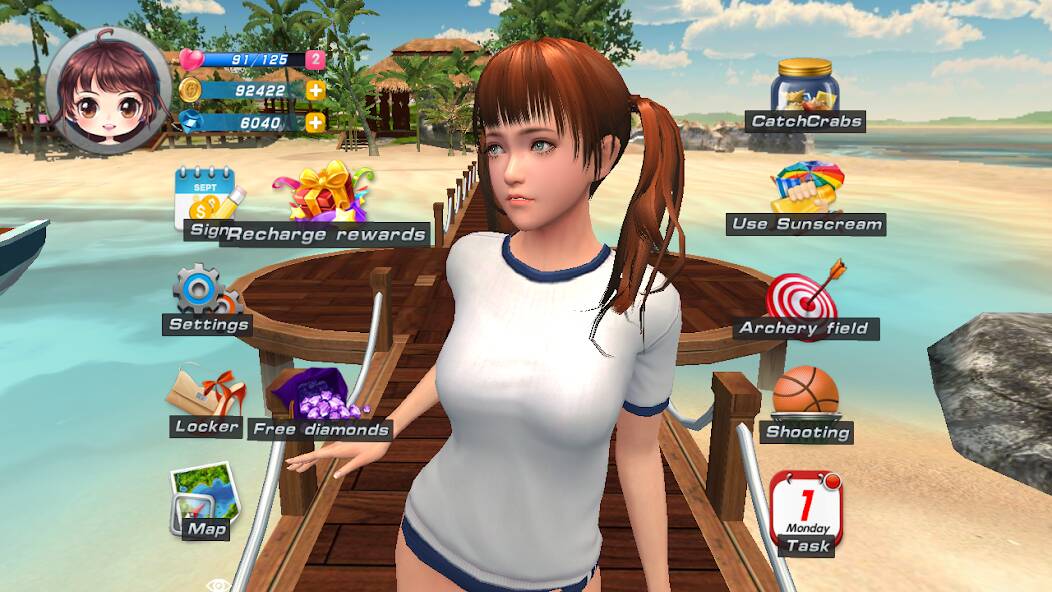  3D Virtual Girlfriend Offline   -   