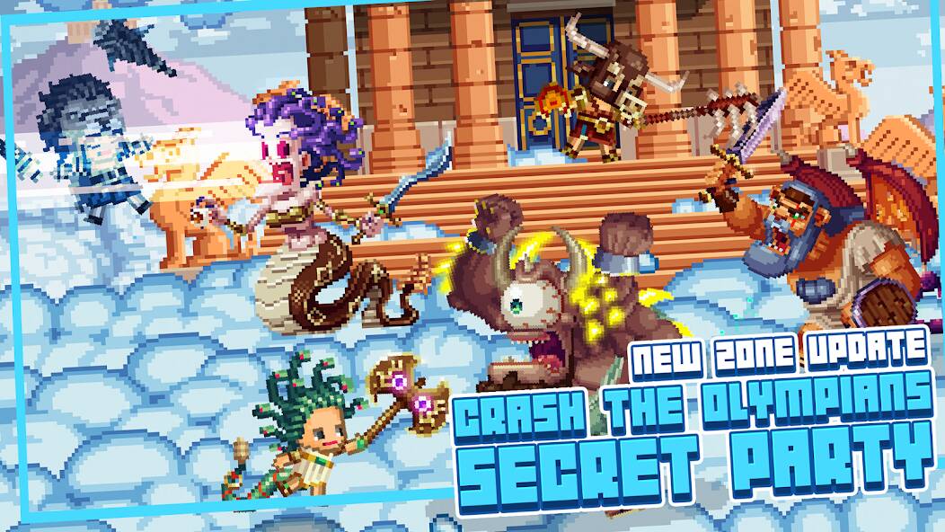 Взломанная Bit Heroes Quest: Pixel RPG на Андроид - Взлом все открыто