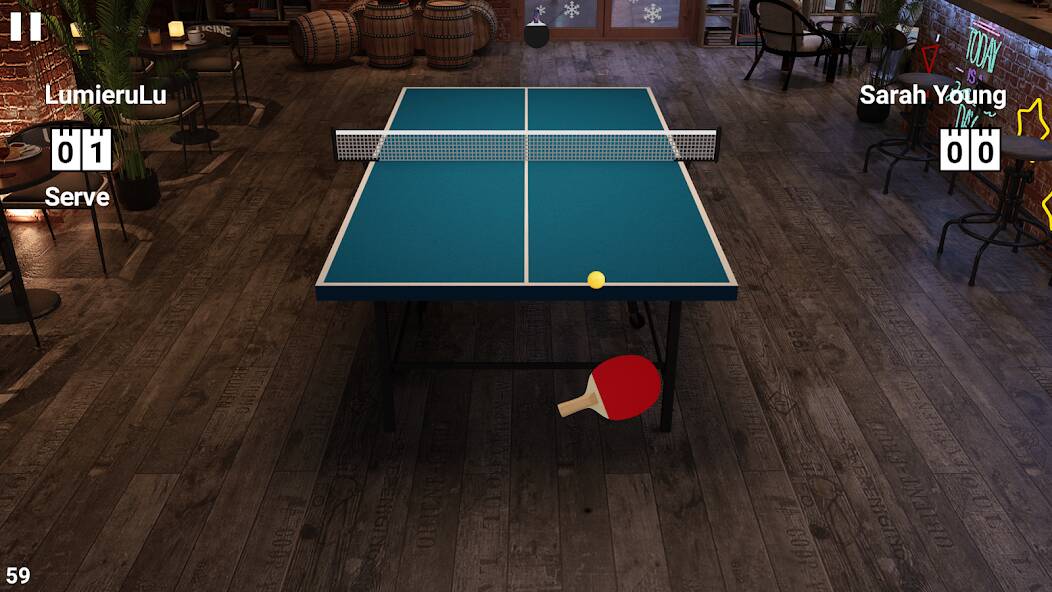  Virtual Table Tennis   -   