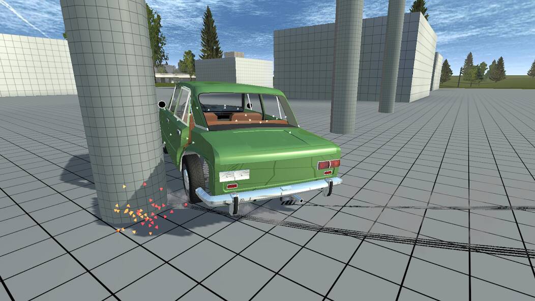  Simple Car Crash Physics Sim   -   