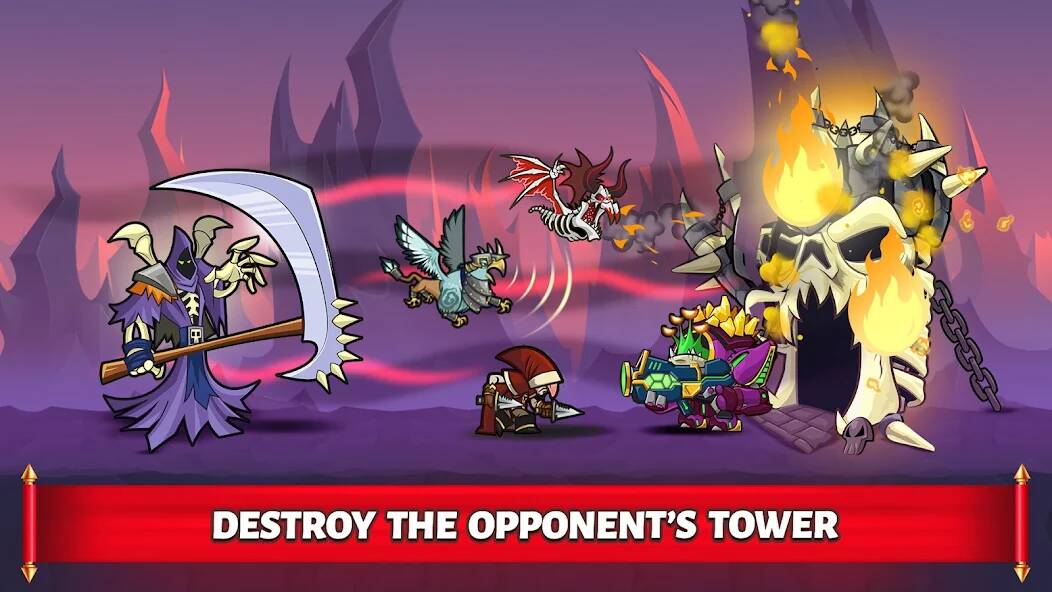 Взломанная Tower Conquest: Tower Defense на Андроид - Взлом на деньги