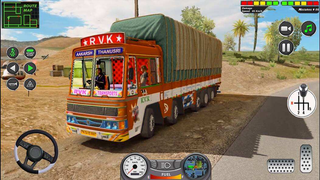  Indian Heavy Truck Delivery 3D   -   