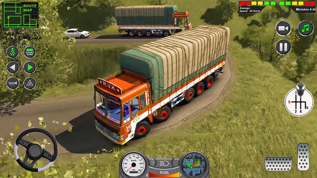  Indian Heavy Truck Delivery 3D   -   